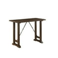 thumbnail image 2 of Neil 3 Piece Counter Height Set- 1 Table- 2 Stools- Cherry Brown Solid Wood, 2 of 6