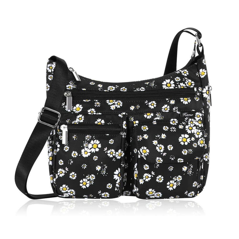 Hawee Crossbody Bag For Women Multi Pocket Shoulder Bag Lightweight Messenger Bag Casual