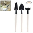 thumbnail image 2 of Mini Kit d'Outils de Jardin à Main Spatule Râteau Truelle Outil de Jardinage 3 Pcs/ensemble Mini Kit d'Outils de Jardinage Poignée en Bois Pelle Spatule Râteau Outil de Jardinage, 2 of 8