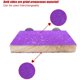 thumbnail image 4 of 6 piezas Soporte para percha de pájaros Plato de soporte para juguetes de loro Jaula de palo para moler garras de color arena Juego de accesorios para jaula, 4 of 5