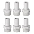 thumbnail image 1 of Unique Bargains PVC Barb Hose Fitting Adapter 16mm or 5/8' Barbed x 3/4' G Male Pipe 6pcs, 1 of 6
