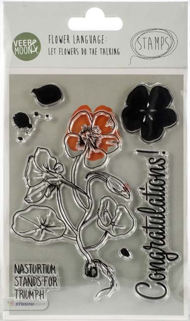 Studio Light Clear Stamp Set A6 Veer /& Moon EN No 1