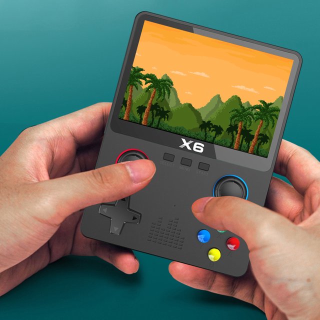 Consola de videojuegos con pantalla IPS de 3,5 pulgadas, salida de TV de juegos Retro portátil, 10000 + juegos