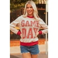 thumbnail image 5 of GAME DAY Varsity Stripe Crewneck Sweatshirt, 5 of 11