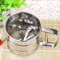 thumbnail image 3 of CNMODLE Handheld Baking Cake Tool Stainless Steel Mechanical Baking Shaker Sieve Cup, 3 of 7