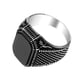 thumbnail image 2 of Anillo del Día Anillo de Novio Elegante Anillo de Hombre Talla 9 jinwen, 2 of 8