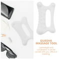 thumbnail image 2 of SEWACC Outil de Massage Gua Sha pour la Promotion de la Circulation avec Résine Blanche 1 PCS, 2 of 8