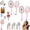 Pink*2, variant on 5 in One Air Cushion Brush, Electric Spray Massage Comb, Preventing Drying and Tangling, Anti-Static Detangling Steaming Brush, for Curly, Straight, Thick, Thin, Long or Short Hair