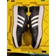thumbnail image 3 of Ad-id-as Shoes Mens 16 Black White Hoops 2.0 Basketball Sneakers Lowtop B44699. J9, 3 of 6