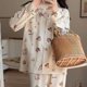 thumbnail image 4 of Pijama de crayón Shin-Chan de 2 uds., pantalones de manga larga de Anime Sanrio Kuromi de dibujos animados, ropa holgada fina Ins para el hogar, traje Y2K para niñas, 4 of 4
