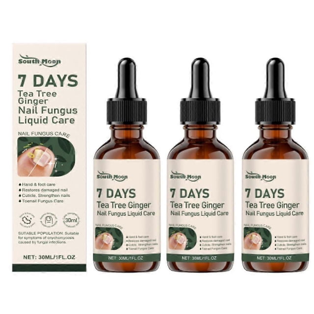 7 Days Tea Tree Ginger Nailfungus Treatments Nourishing Strengthening Nails Liquid for Healthier Growth good