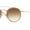 Copper/Clear Brown Gradient, variant on Ray-Ban Round Double Bridge RB3647N Sunglasses
