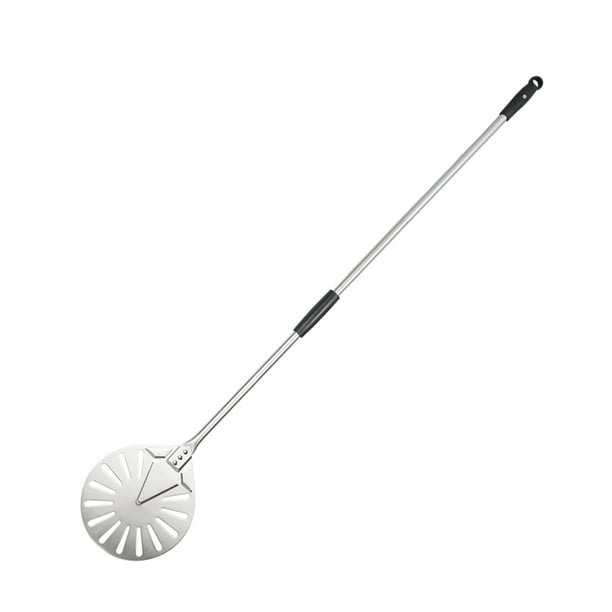 Pala para Pizza de Acero Inoxidable de 23 cm con de Aleación y Longitud Total de 142 cm.