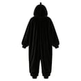 thumbnail image 6 of BOOMNY Halloween Flannel Pajamas Jumpsuit for Men And Women Hallowmas Skeleton Graphic Long Sleeve Hooded Pjs Jumpsuit Cozy Warm Loungewear Homewear, 6 of 6