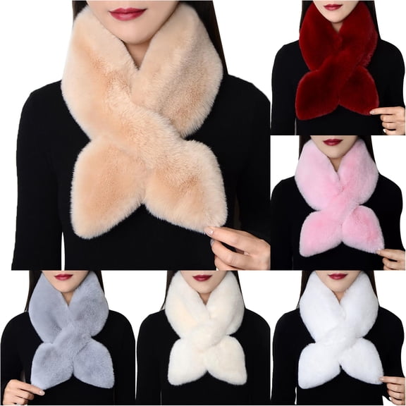 HNMKIU Women's Fashion Versatile Solid Color Thick Warm Scarf Neck Gaiter Windproof Warmer ,Khaki