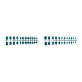 thumbnail image 1 of Justharion Square Nail Set Classic Scratch Resistant Artificial Press-on Fingernails Full Cover Strong Viscosity Manicure Stickers Green 2Set, 1 of 6