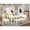 Linen White, variant on 6 Piece Dover Dining Set - Linen White