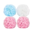 thumbnail image 1 of esponjas exfoliantes de malla para baño, esponjas de ducha, bolas de baño para limpieza, spa y relajación (colores aleatorios) (estilo aleatorio), 1 of 7