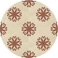 thumbnail image 1 of Ahgly Company Machine Washable Indoor Round Transitional Wheat Beige Area Rugs, 3' Round, 1 of 7