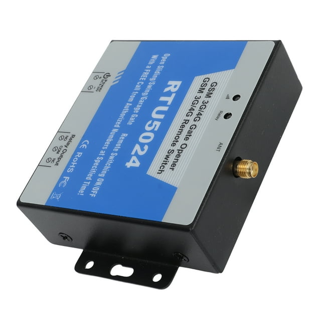 Ouvre-commutateur à Distance, Ouvre-Porte GSM Contrôleur d'Accès Étanche en Métal Ouvre-commande d'Accès à Distance Conception Conviviale