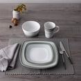 thumbnail image 3 of Noritake Colorscapes Layers Sage 4-Piece Square Place Setting, 3 of 6