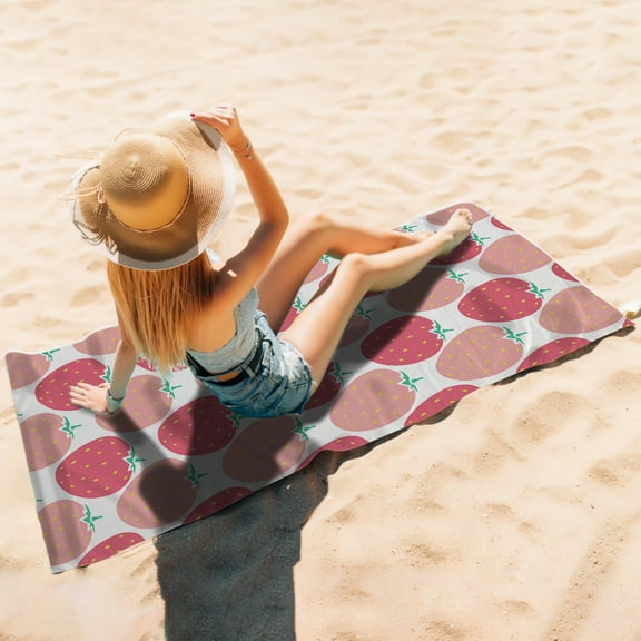 TUOBARR Valentines Day Savings Clearance 2024! Beach Towels Oversized, Super Soft Quick Dry Bath Towel For Traveling, Bathroom, Swimming, Camping, Outdoors & Sports, 30 X 50 Inches