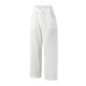 thumbnail image 2 of Gibobby pantalones negros mujer Pantalones largos de cintura con botones elásticos con cremallera y bolsillos de color sólido informales para mujer (Blanco, XL), 2 of 5