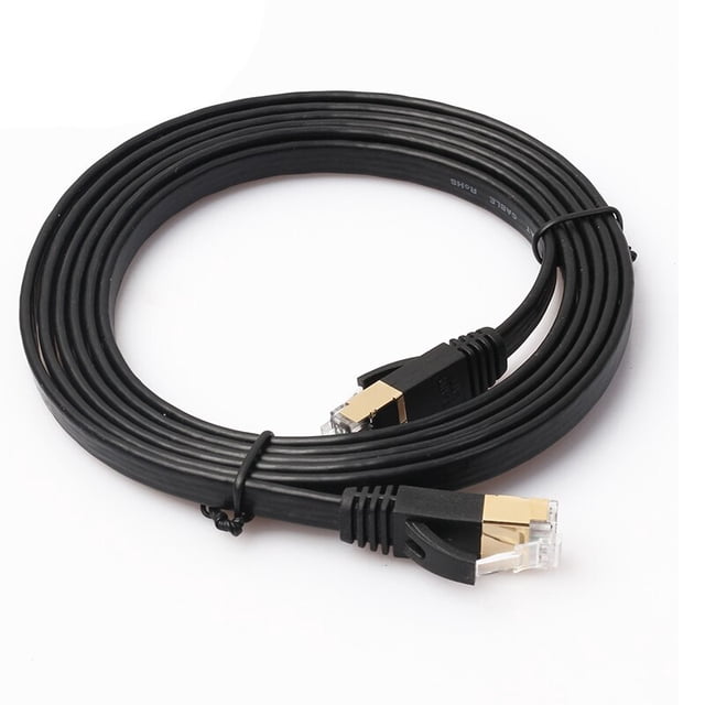 RisingPro Câble Ethernet Cat7 RJ45 Câble Lan UTP RJ 45 Câble de Réseau Cordon de Mise en Place