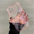 thumbnail image 4 of Bear Phone Case Compatible with iPhone 15 Plus Case, Cute 3D Pink Clear Bear Case, Shockproof Kpop Cartoon Bear Phone Case for Women Girls, 4 of 12