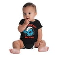 thumbnail image 6 of Sleepy Smurf Current Mood Tired Lazy Romper Boys or Girls Infant Baby Brisco Brands 12M, 6 of 7