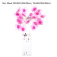 thumbnail image 4 of Miangastore 1 Set String Light Peach Flower Garden Lamp Lawn Lamp without Battery (Pink), 4 of 8