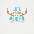 thumbnail image 4 of Inktastic Life is Better at the Cabin, Deer Antlers, Camping Boys or Girls Baby T-Shirt, 4 of 5