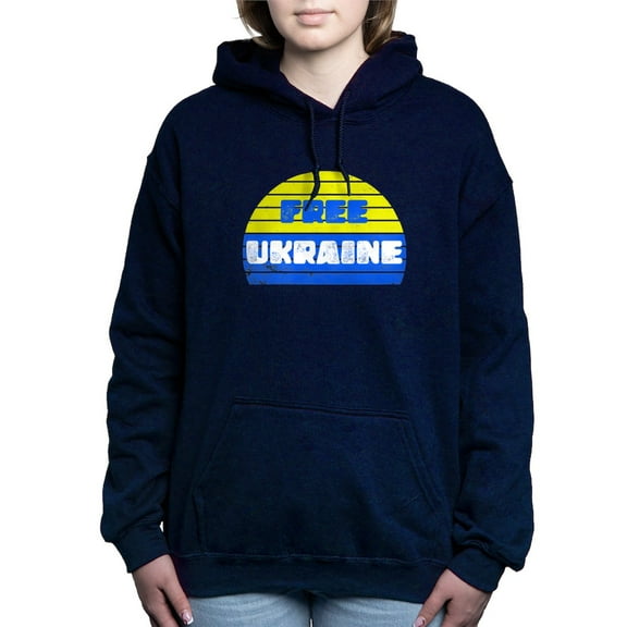 CafePress - Free Ukraine - Pullover Hoodie, Classic & Comfortable Hooded Sweatshirt