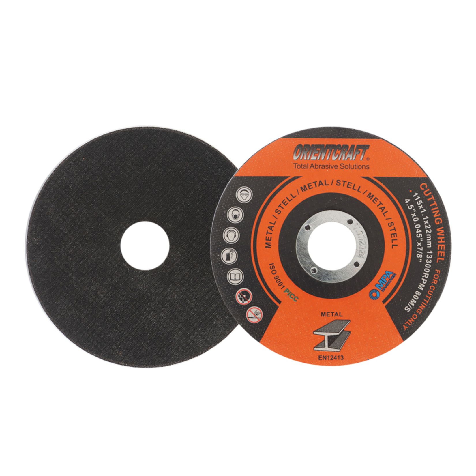 10 Pack Cut-Off Wheels 4-1/2 x 0.045 x 7/8 inch Metal Stainless Steel ...
