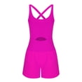thumbnail image 3 of YuXingFu Womens Shorts $5 Shorts Sets Women 2 Piece Outfits Womens Running onesie Workout Rompers one-Piece Outfits Exercise Jumpsuits Gym Yoga Pink M, 3 of 5