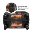 thumbnail image 4 of Haiem Western Desert Cloud Cowboy Luggage Cover Printed Suitcase Covers for Luggage Elastic Washable Suitcase Protector Fits 18-32 Inch Luggage-Small, 4 of 9