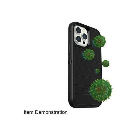 OtterBox - Defender Series Pro Hard Shell for Apple iPhone 13 Pro Max and iPhone 12 Pro Max - Black