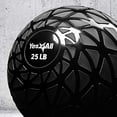 thumbnail image 4 of Slam Ball Yes4All Dynamic Dynamic Black, 11,3 kg (25 libras), 4 of 6