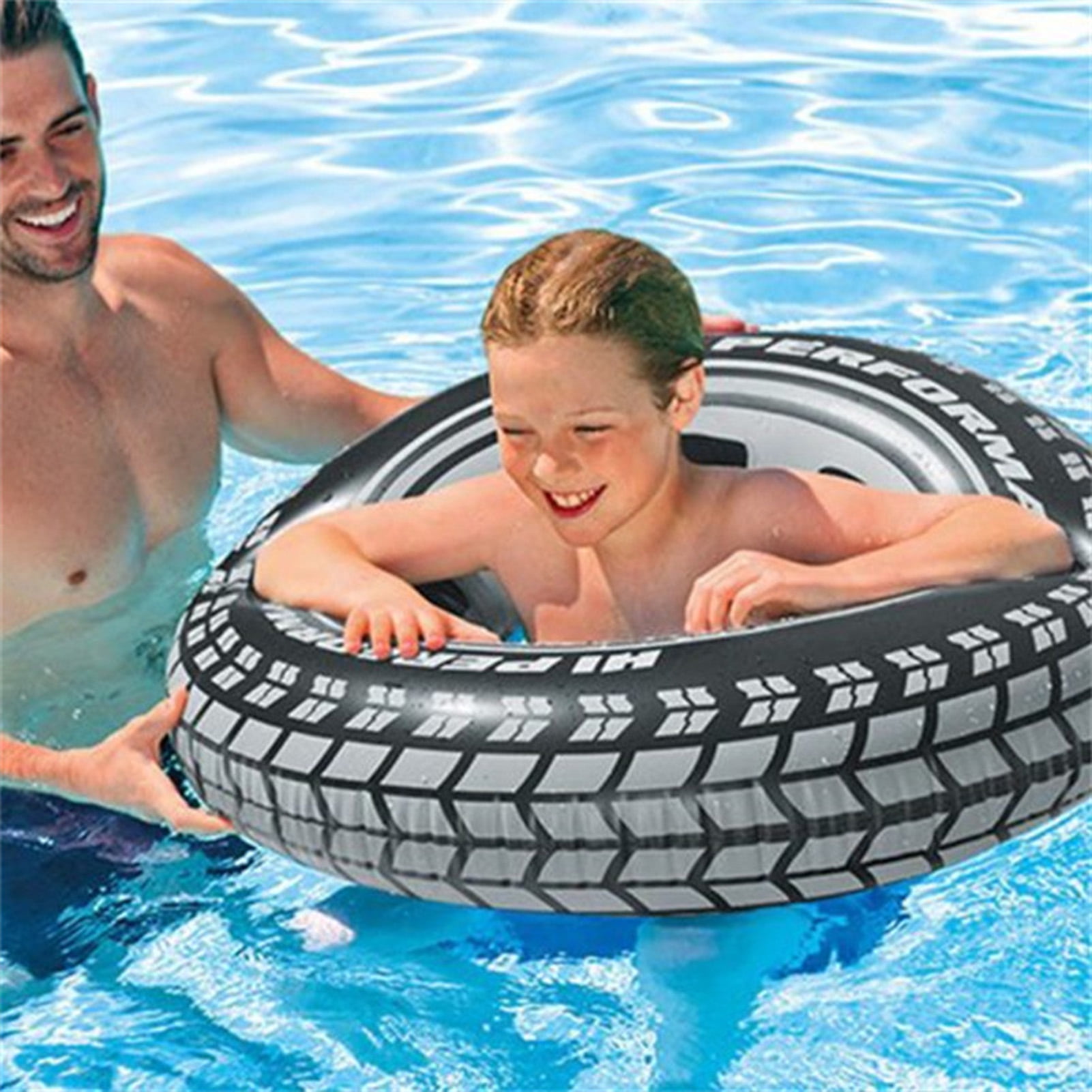 Vnanda Inflatable Tire Tubes Pool Floats for Adults Kids Tire ...
