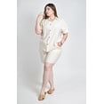 thumbnail image 1 of Conjunto camisero tipo lino Roman Fashion /Juvenil, 4388 (Arena) beige 38, 1 of 6