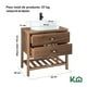 thumbnail image 5 of Gabinete Para Baño KingsHouse Mueble Lavamanos Ovalín Monomando 80x46x83 cm, 5 of 7