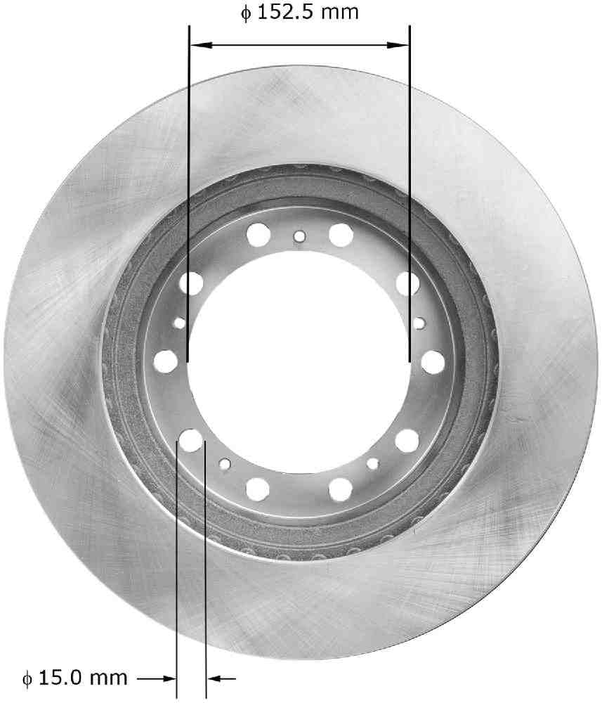 Bendix PRT5345 Premium Brake Rotor