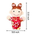 thumbnail image 2 of 6-Pack Family Character Hand Puppet Set, Soft Plush Doll Toy With 6 Distinct Family Roles, 6-Piece Plush Toy Gift For Big Kids & Teens Suitable For Birthday Celebration Or, 2 of 5