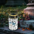 thumbnail image 3 of COEQINE Solar Cemetery Lights for Grave Outdoor Waterproof Grave Solar Decorations LED Flameless Candles Outdoor Solar Lamp for Cemetery Path Patio Yard, Blue Butterfly Dragonfly Floral, 3 of 7