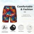 thumbnail image 5 of Daiia Colorful Hawaii Palms Mens Swim Trunks Swim Shorts Quick Dry Swim Shorts with Mesh Lining Pockets-XX-Large, 5 of 9