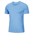 thumbnail image 3 of Men's Short Sleeve UPF 50+ T-Shirt Quick Drying Workout Athletic Running Swim Shirt Rash Guard Performance Tee Tops Blue, Size XXL, 3 of 3