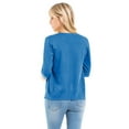 thumbnail image 7 of Made by Olivia Women's Classic Button Down Long Sleeve V-Neck Soft Knit Sweater Cardigan, 7 of 7