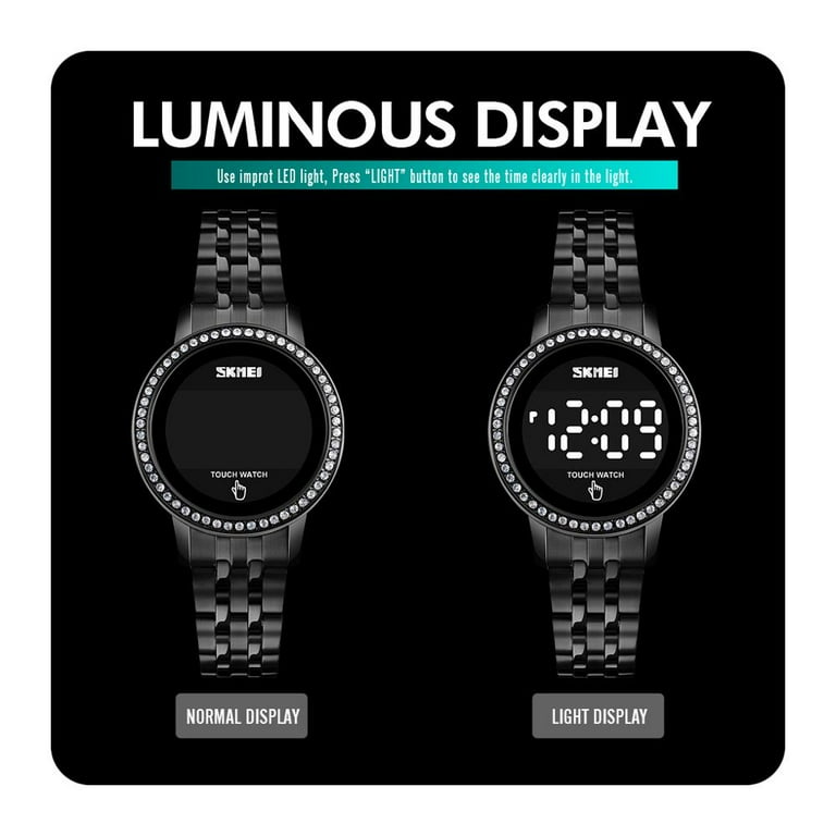 Women's digital cheap dress watch