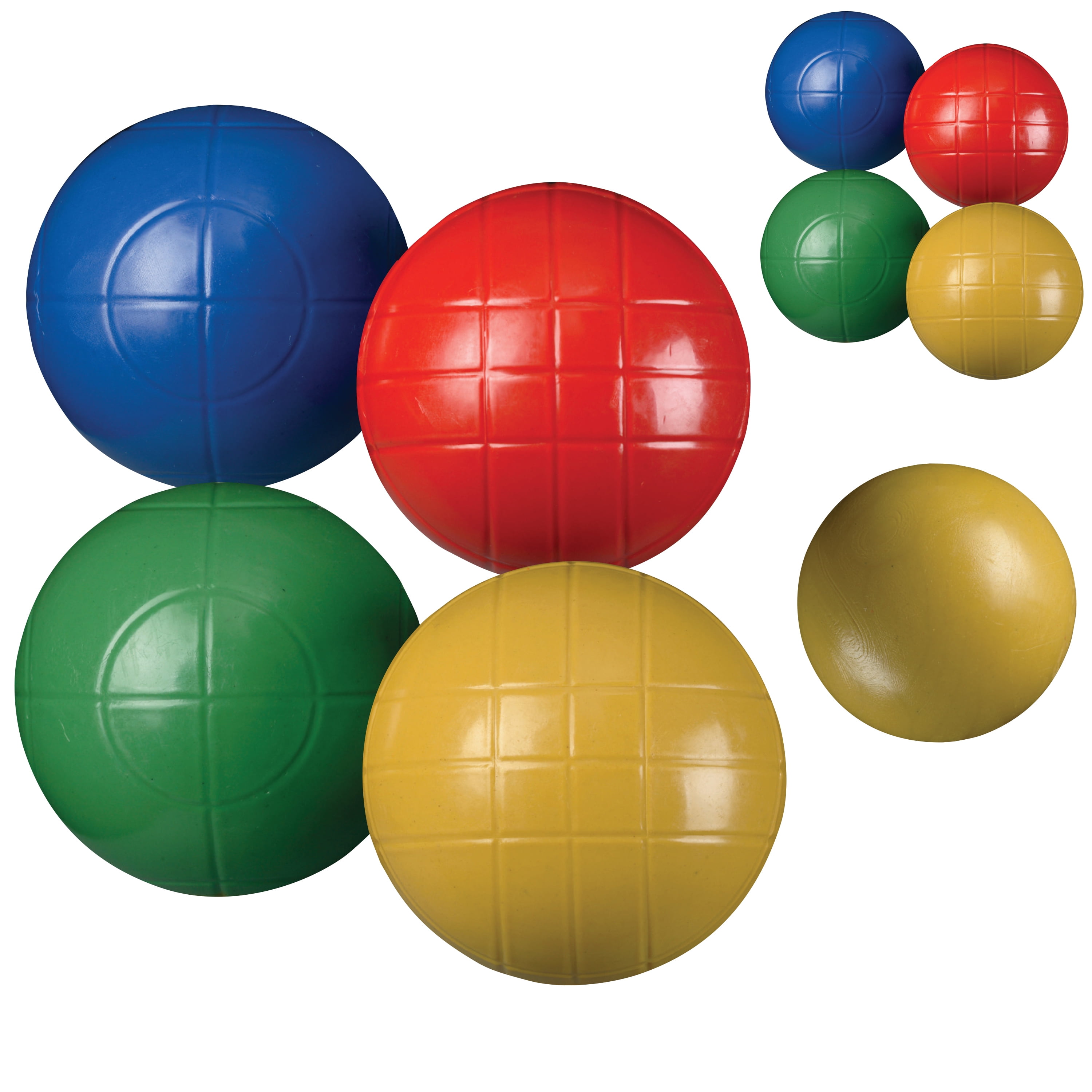 Multicolor Bocce Ball Set Christmas Boules Designs Dabbing Ball with Jack Outfit for Christmas Bocce Throw Pillow 18x18