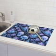 thumbnail image 6 of Xecao Skull blue crystal flower patten Microfiber Dish Drying Mat,Absorbent Dish Drainer Kitchen Counter,Super Absorbent Dish Drying Pads 18×24 Inch, 6 of 7